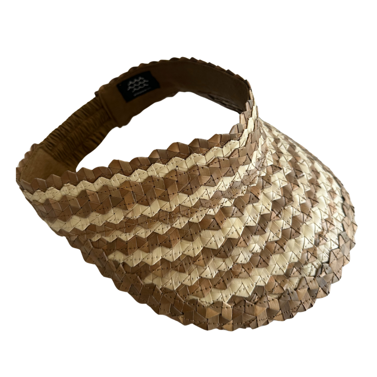 Stripe Woven Playa Visor