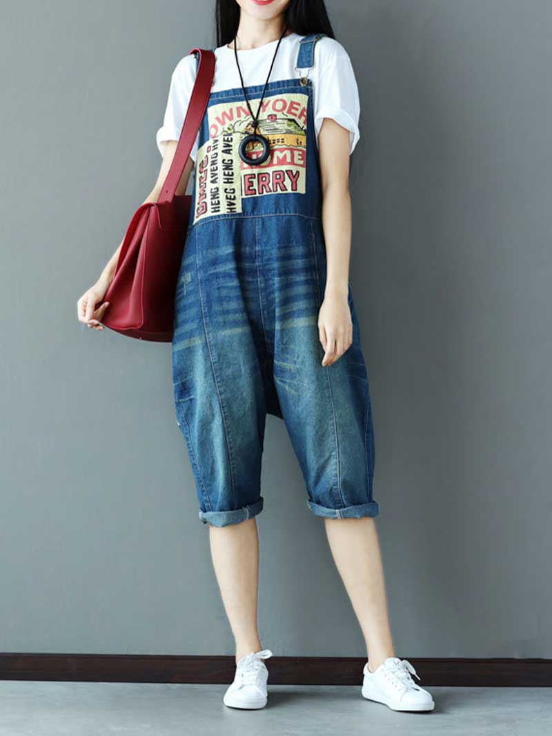 Daydreaming Short Denim Overalls - Comfy Casual Fit | Eva Trends