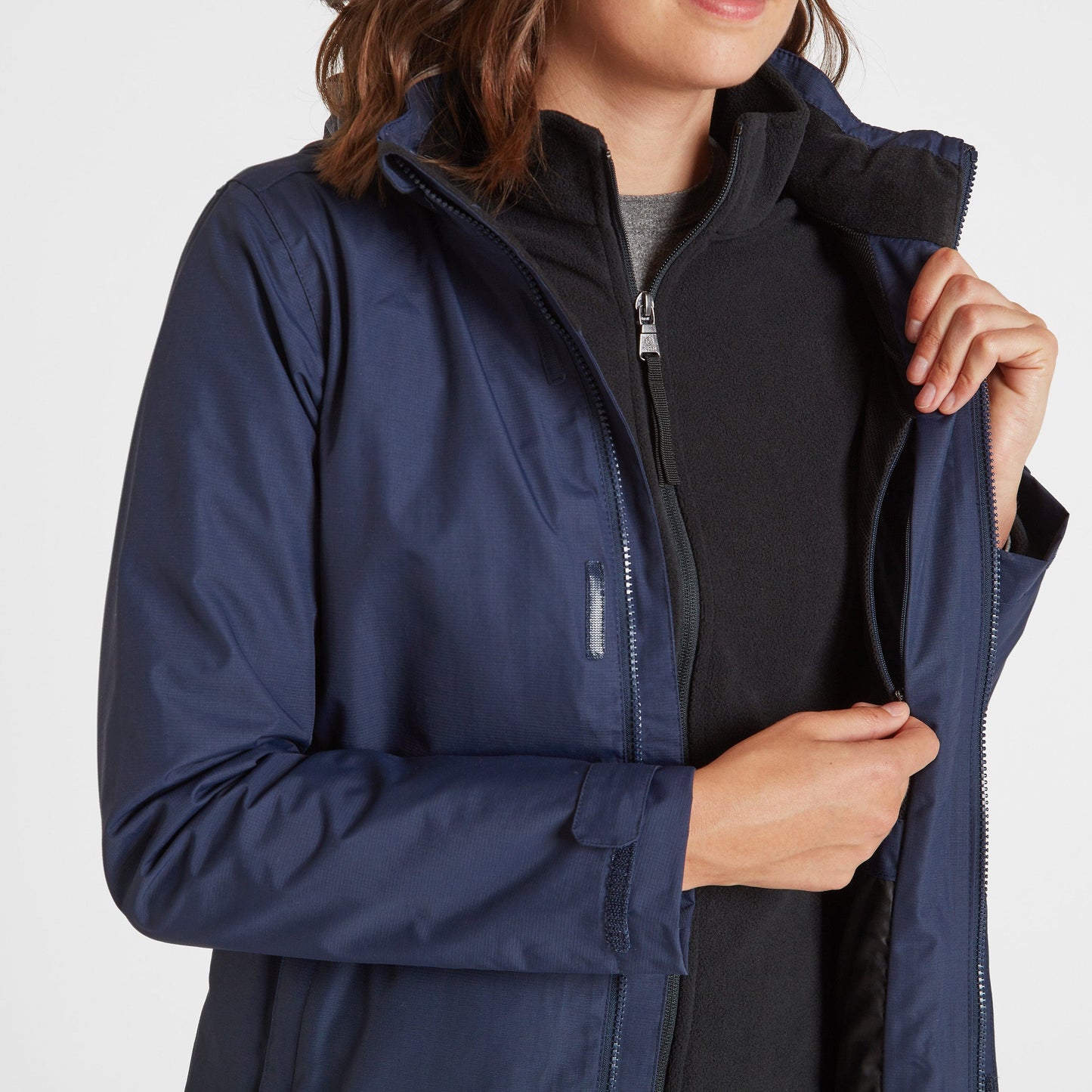 Airton Womens Waterproof Jacket - Navy