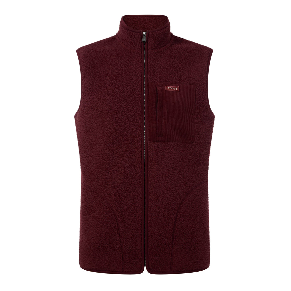 Brierly Mens Thermal Sherpa Gilet - Burnt Caramel