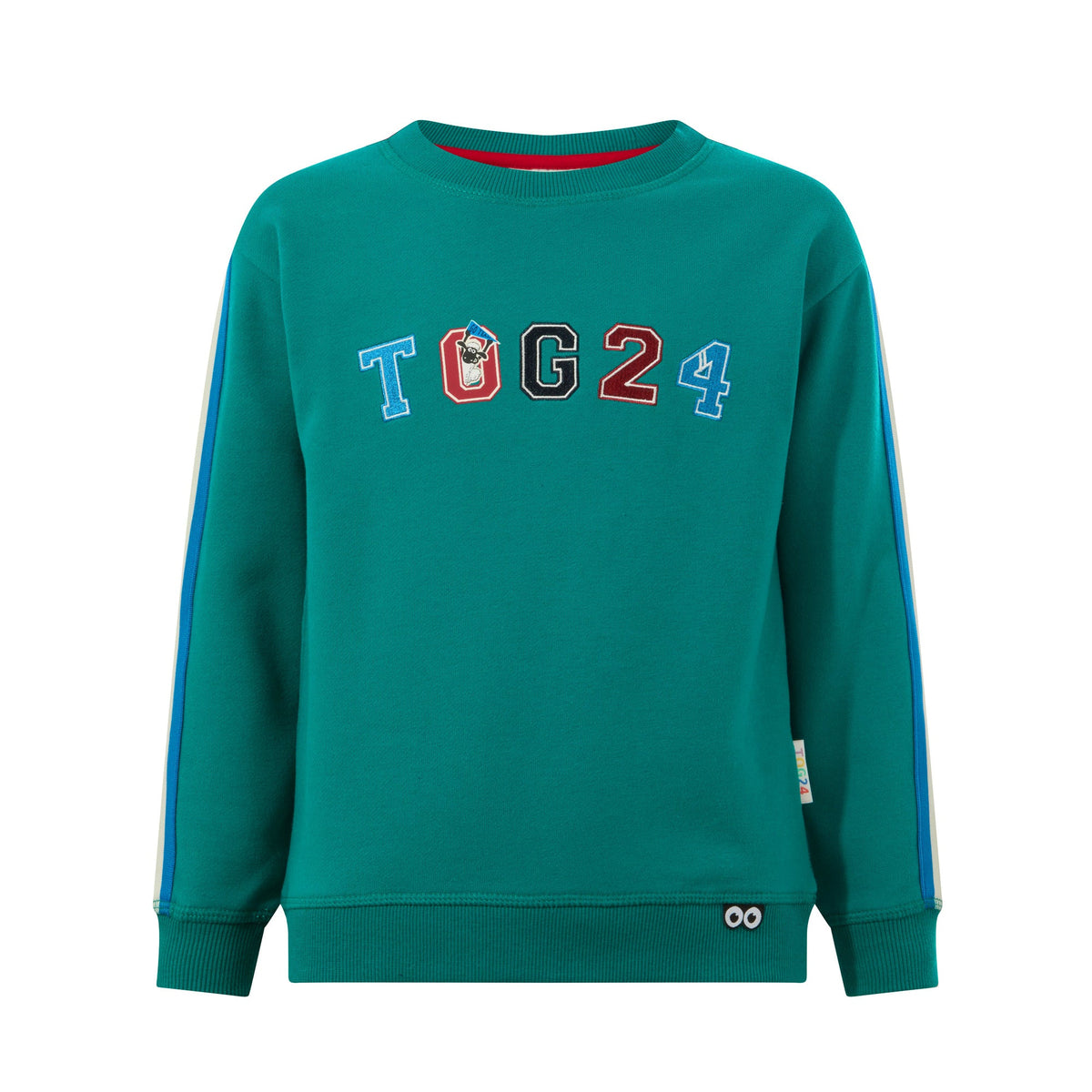 Lonk Shaun the Sheep Kids Supersoft Graphic Crew Neck Sweatshirt - Peacock Green
