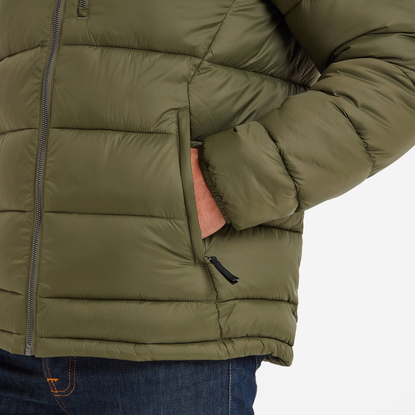 Maloney Mens Wind Resistant Insulated Jacket - Khaki