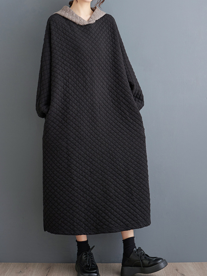 Stylish Women's A Line Hooded Dress | Eva Trends