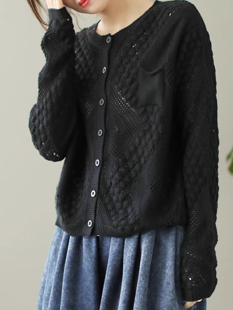 Women's Comfortable Daily Wear Crew Neck Loose Sweater