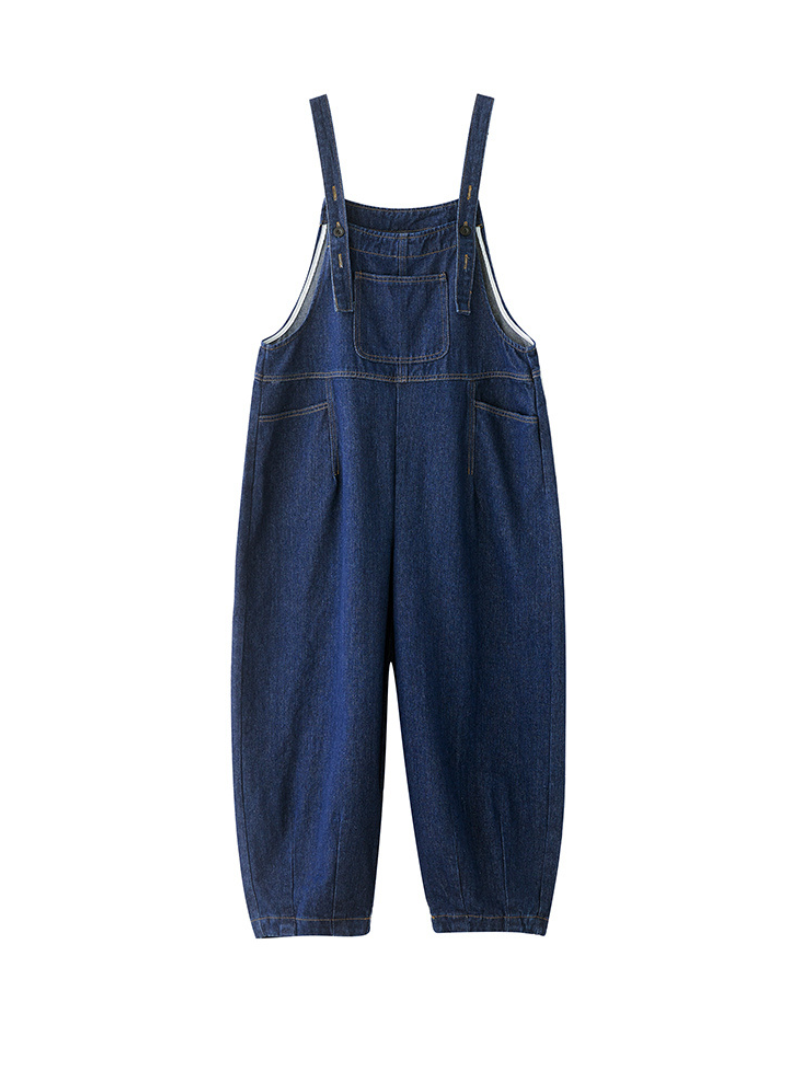 Denim High Wais Overalls - Super Comy & Relaxed | Eva Trends