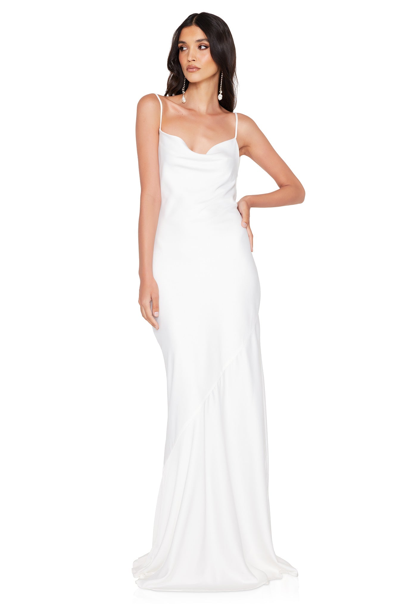 Nookie Entice Drape Gown - Ivory