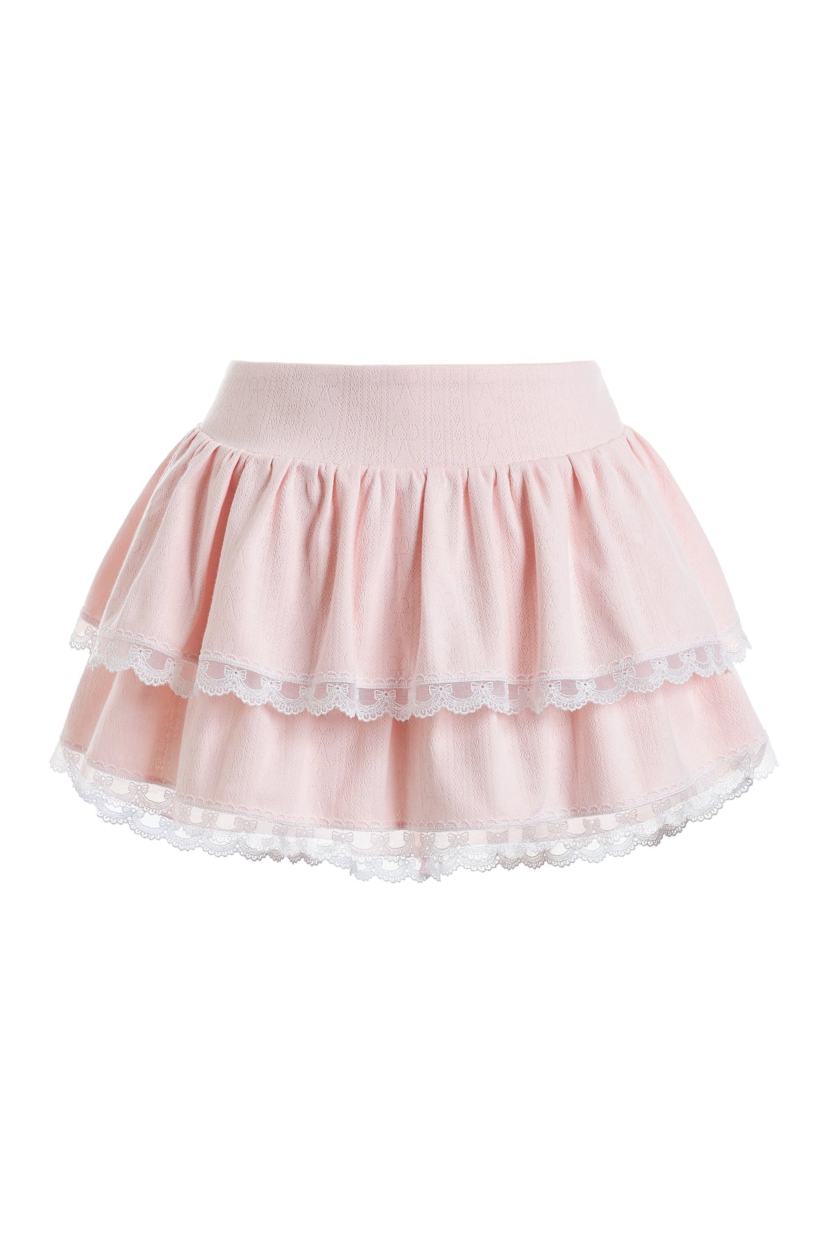 Juliette Ruffle Micro Skirt - Pink