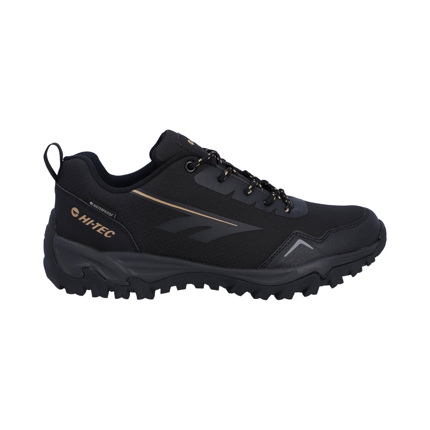 Hi-Tec JAGUAR SPORT WP Mens Trail Shoe - Black/Dune