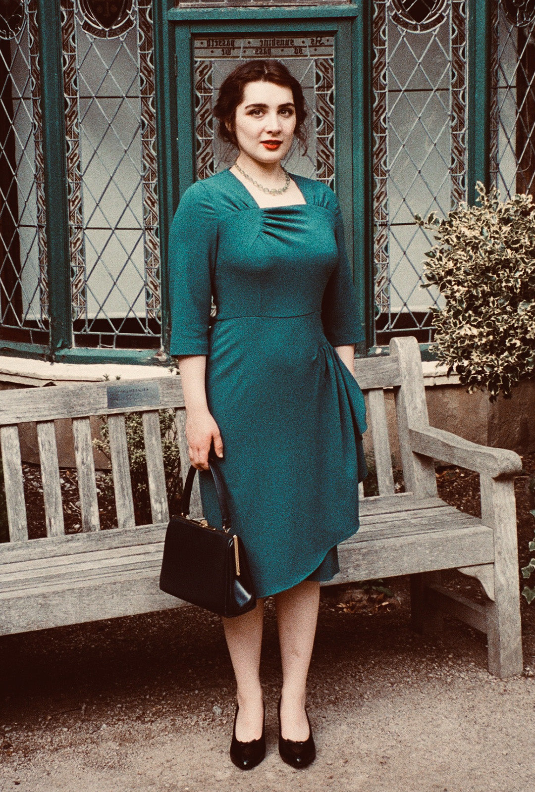 1940s O'Hara Cocktail Dress - Pacific