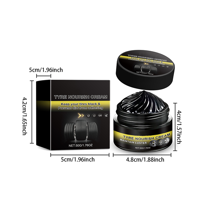 ‚ú® Tire wax ‚Äì restores black gloss, blocks UV, repels dirt. Easy & quick! üöó