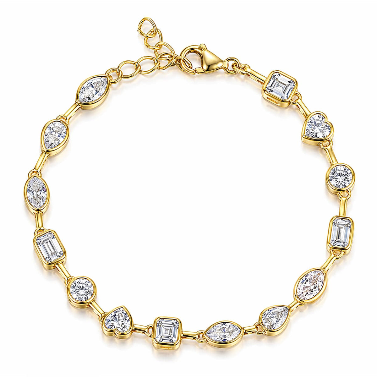CZ Tennis Bracelet - 4–5.3mm