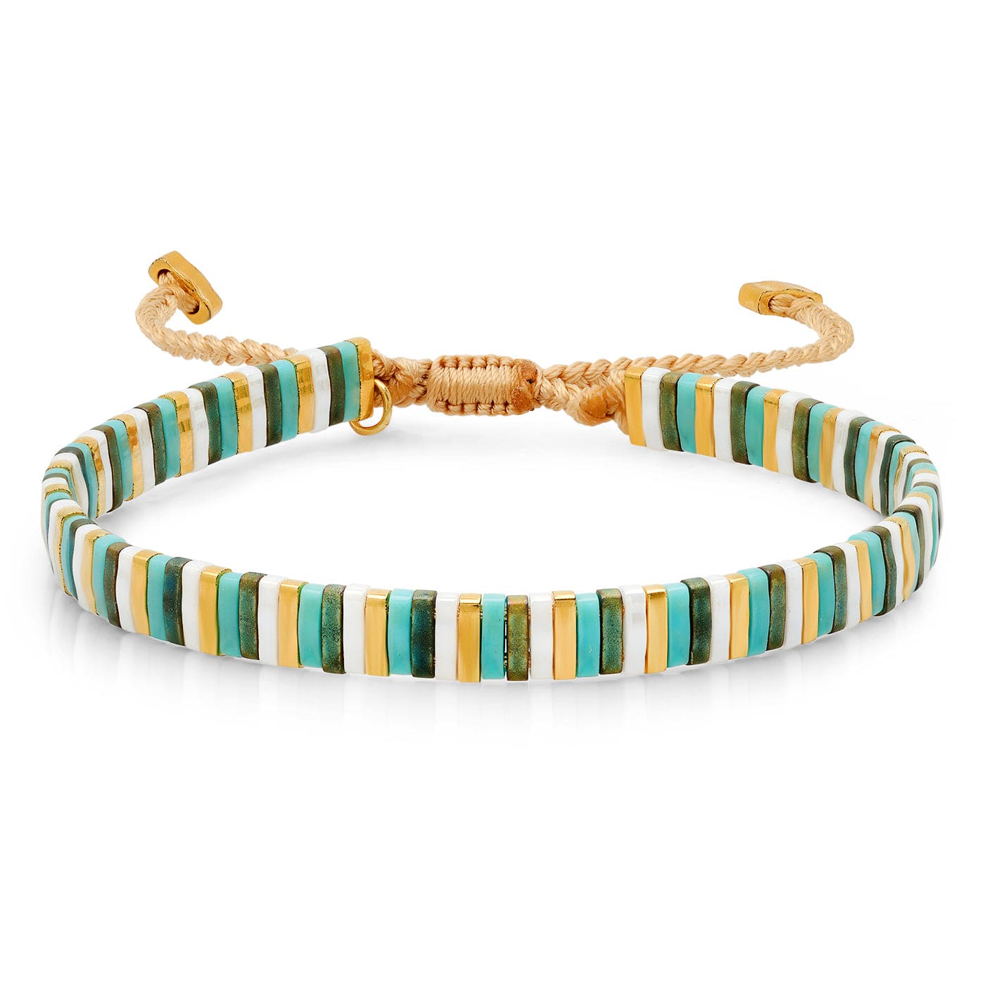 Coastal Tides Tila Beaded Bracelet