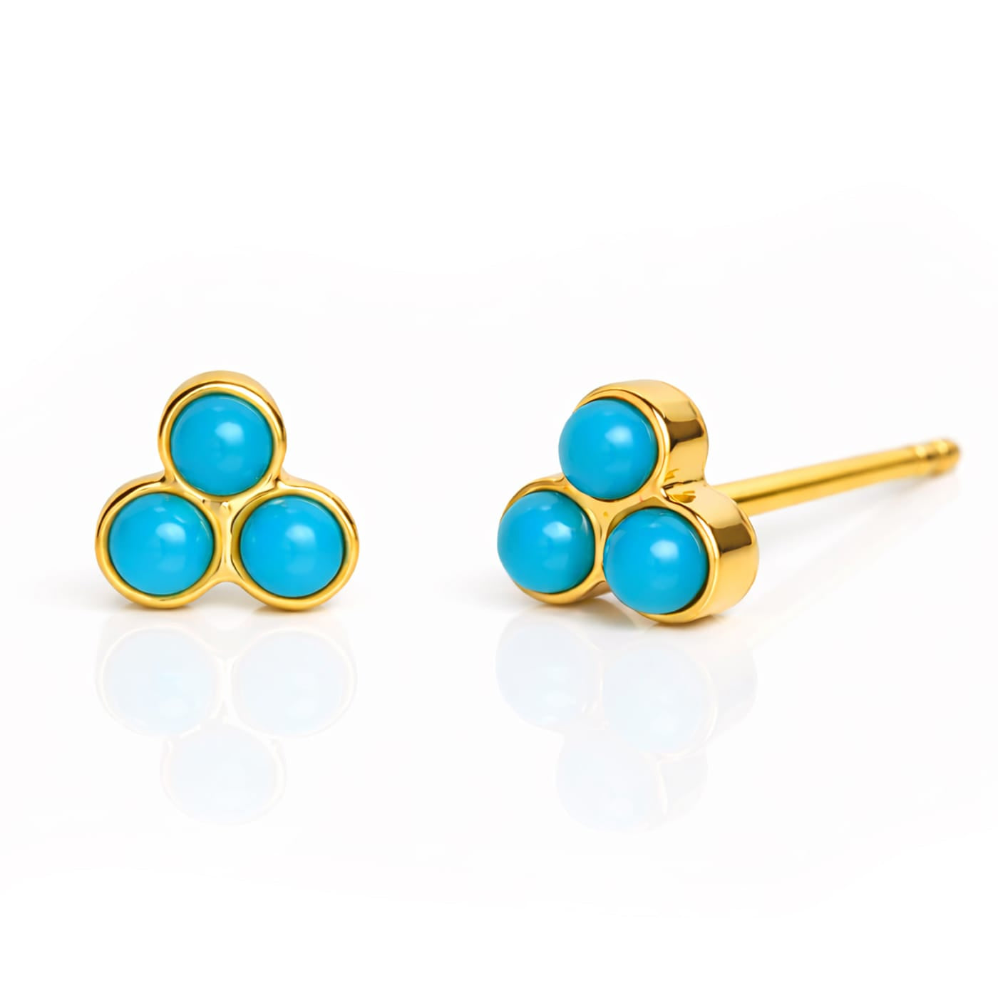 Mini Cluster Post Earring