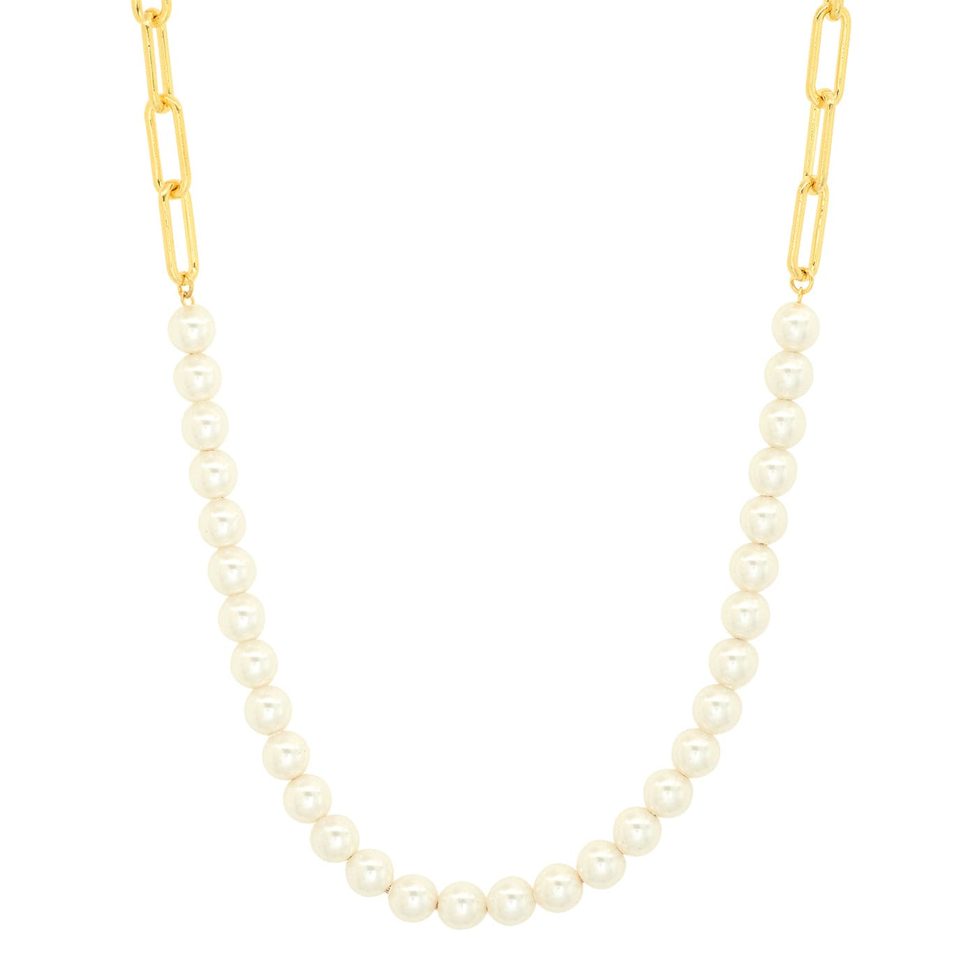 Half Chain Pearl Necklace