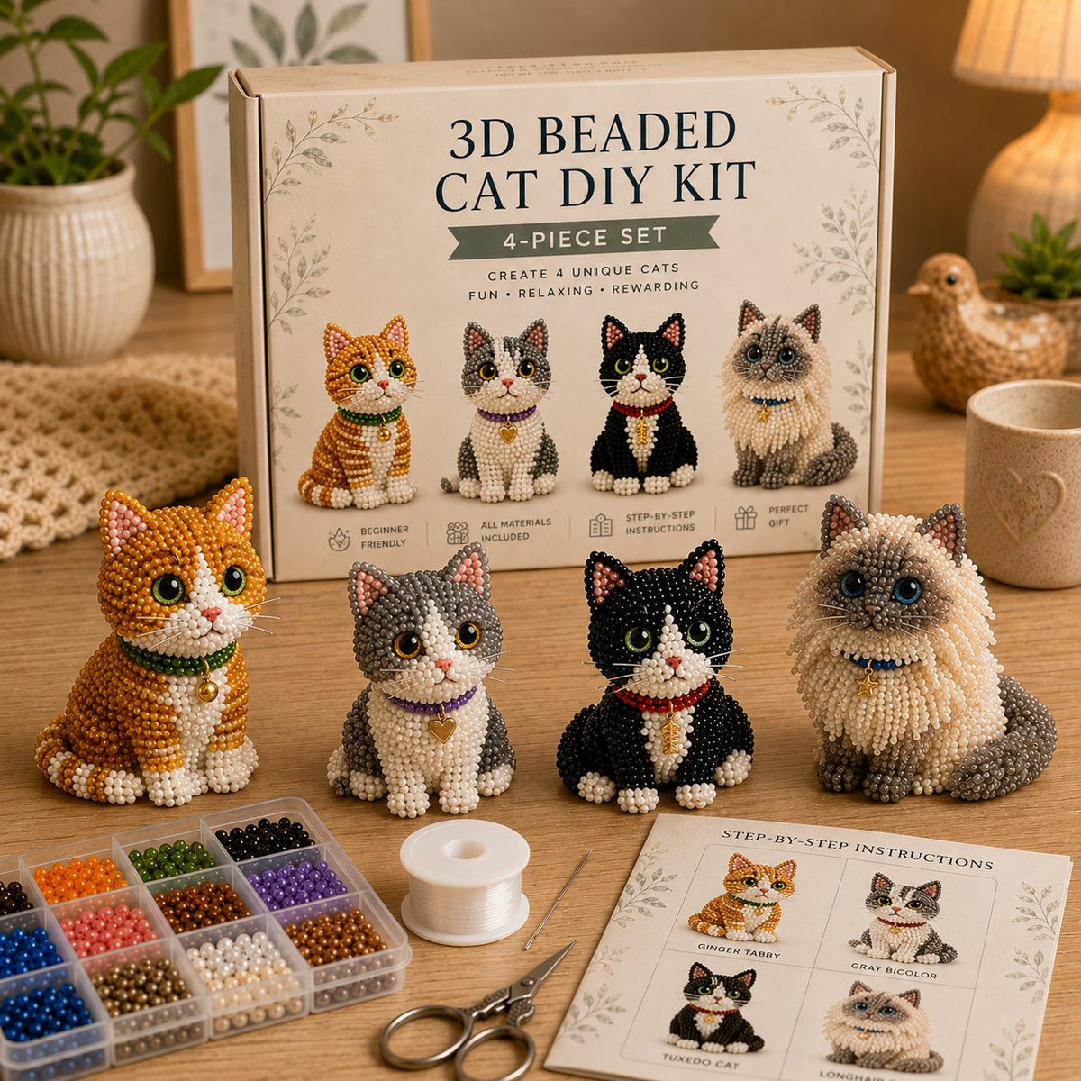 üêæ 3D Beaded Pet DIY Kit