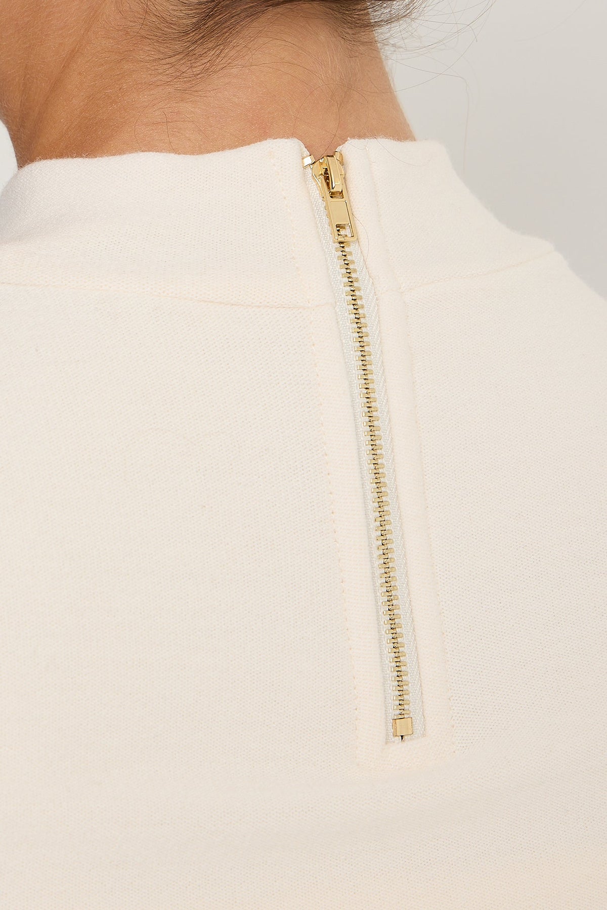 Lydia Ruched Sleeve Top | Cream