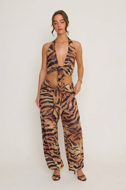 Kasey Mesh Trousers | Tiger