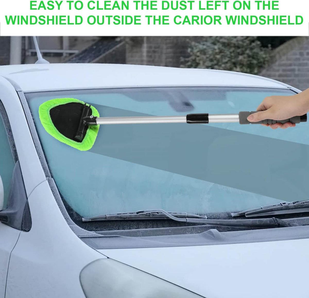 üî•Windshield Cleaning Tool‚Äî‚ÄîWith 4 Free Microfiber Pads and 1 Fog-Proof Agent