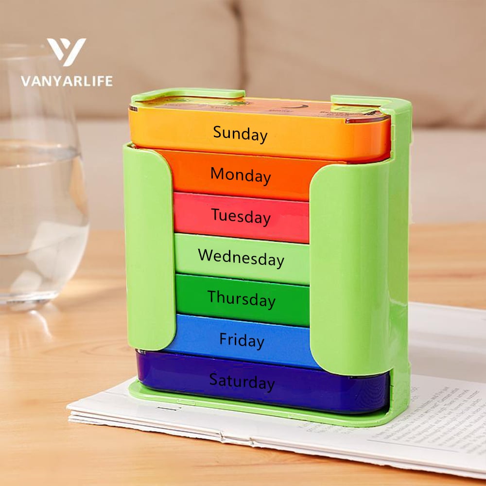 üíä Stay on Track - ‚ú®7-Day Medication Organizer - For Effortless Health Management! üìÖ