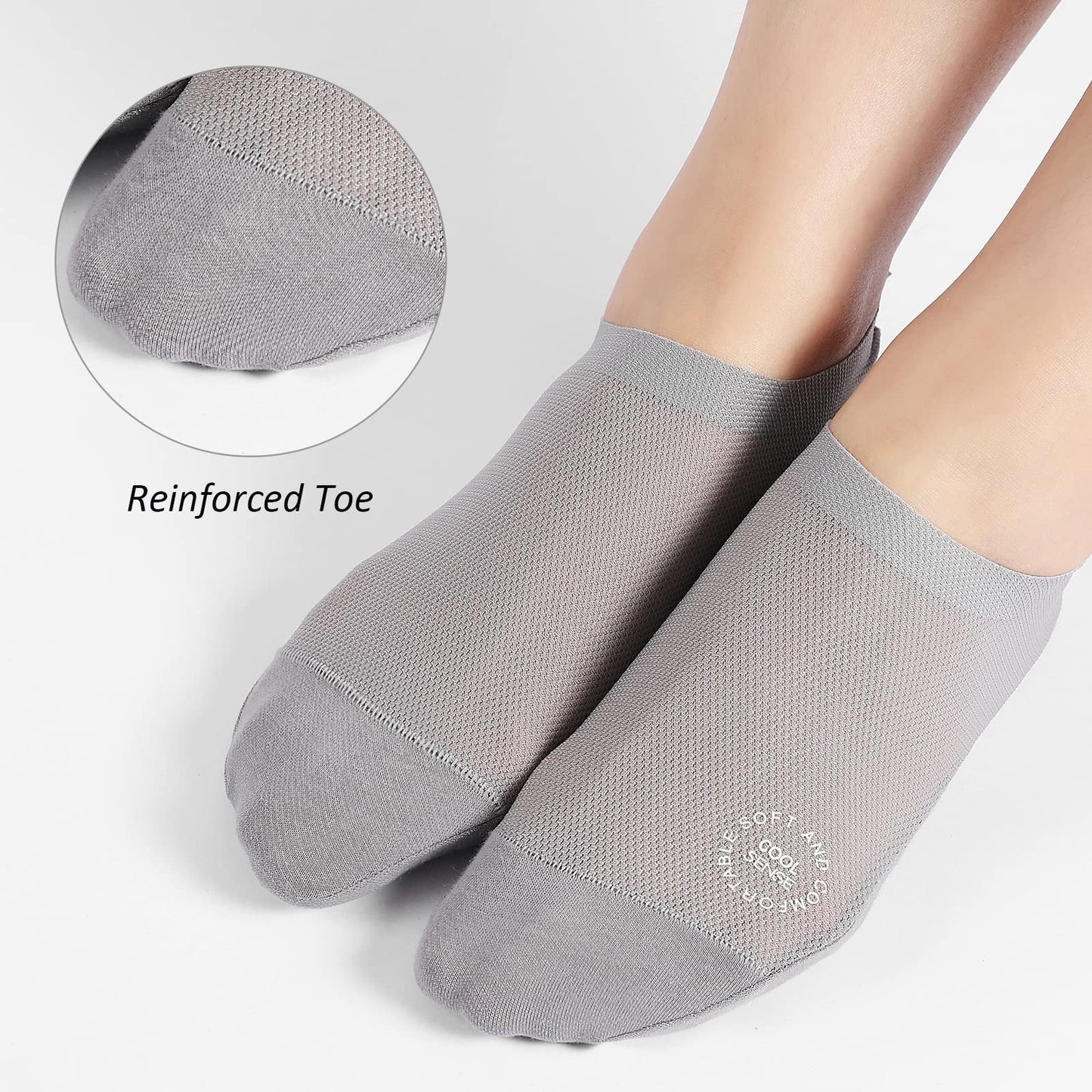 üß¶3-Pair Invisible Grip Socks Pack üß¶Breathable | Low-Cut | Anti-Slip | Sweat-Absorbing