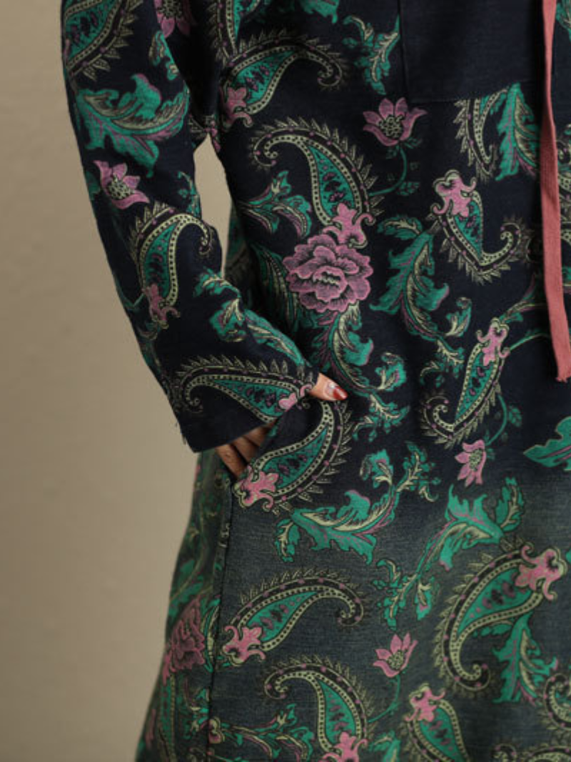 Comfy Women's Hooded Print Cardigan | Eva Trends