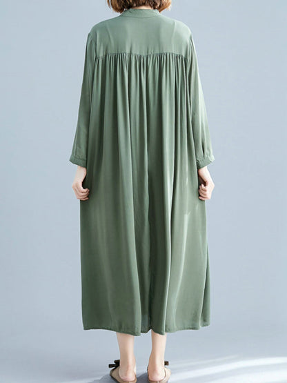 She's All Tiki Midi Shirt Dress