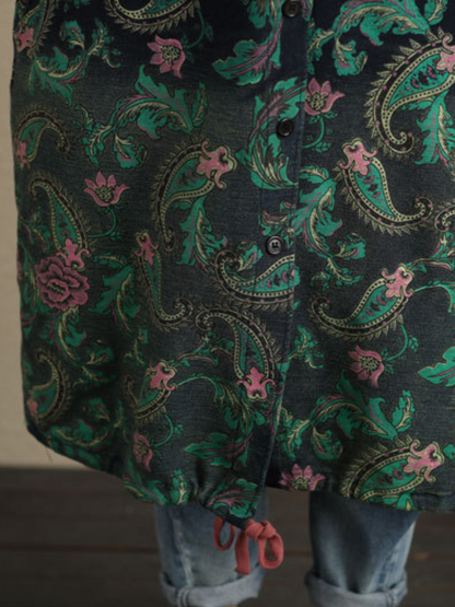Comfy Women's Hooded Print Cardigan | Eva Trends