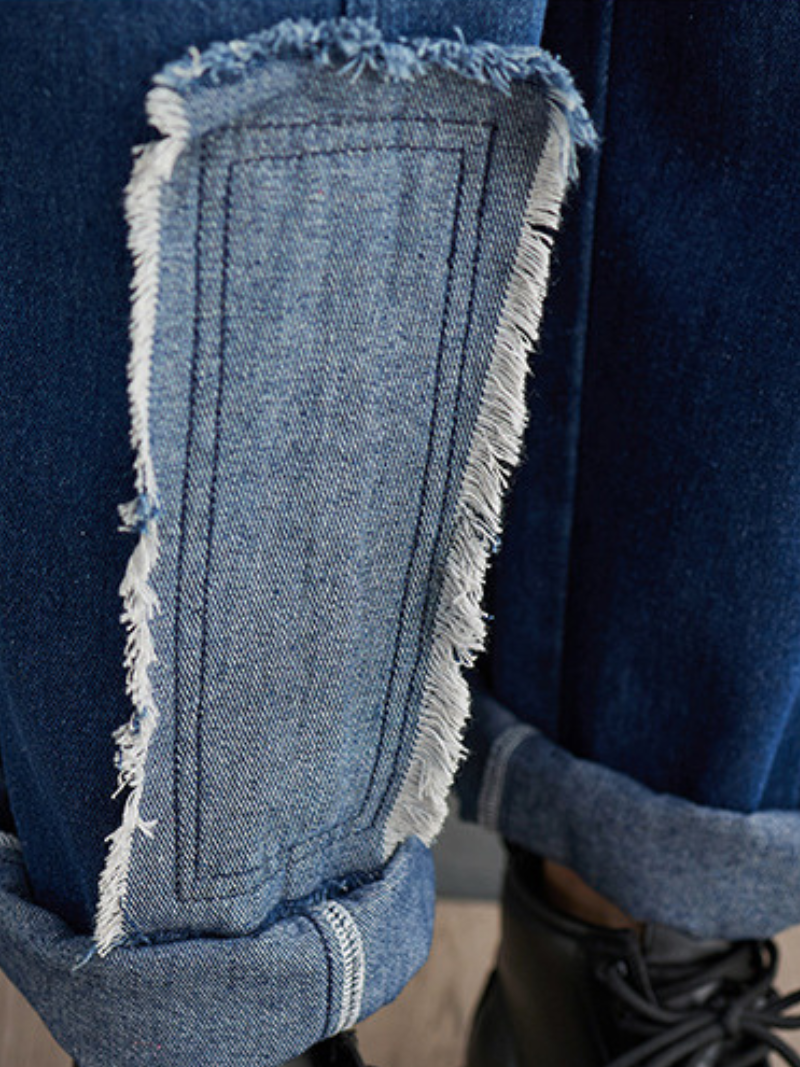 Casual Embroidered Overalls - Loose Comfort Fit | Eva Trends