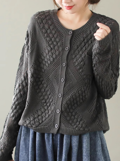 Women's Comfortable Daily Wear Crew Neck Loose Sweater