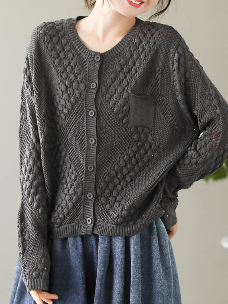 Women's Comfortable Daily Wear Crew Neck Loose Sweater