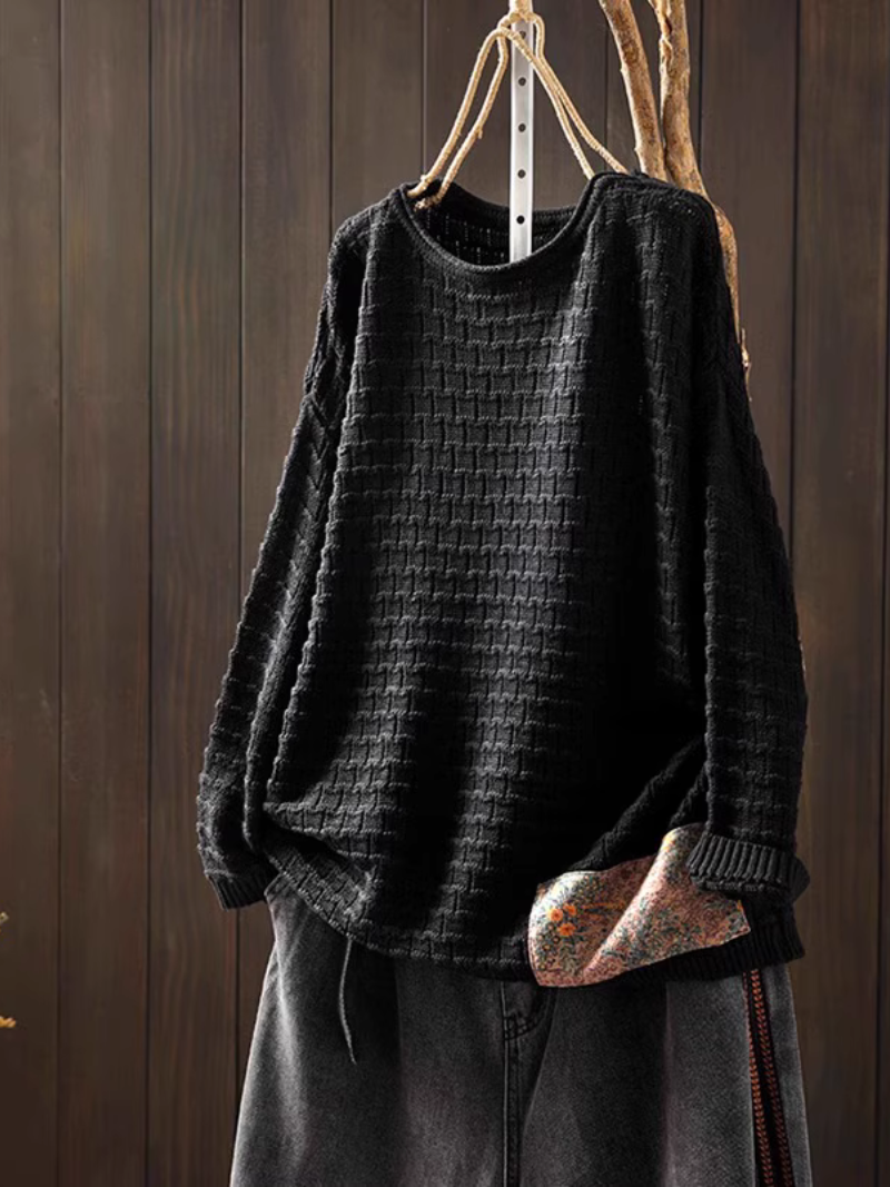 Warm & Stylish Women's Plain Sweater Top | Eva Trends