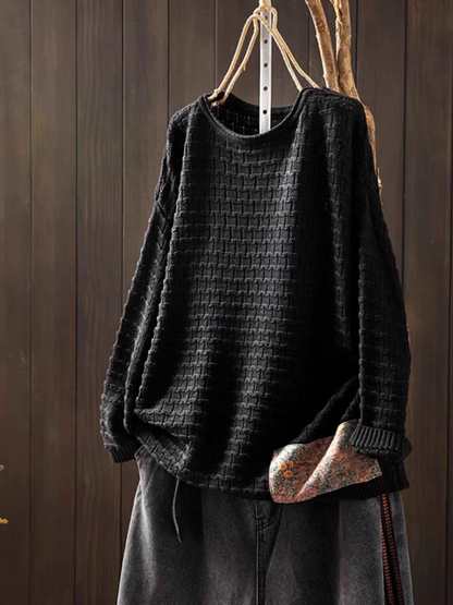 Warm & Stylish Women's Plain Sweater Top | Eva Trends