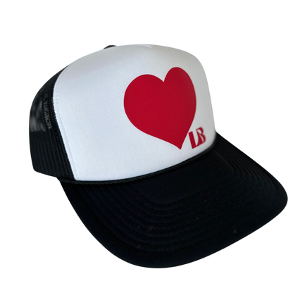 Heart LB Trucker Hat