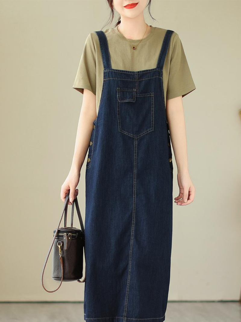 Versatile Chic Women's Overall Dress | Eva Trends