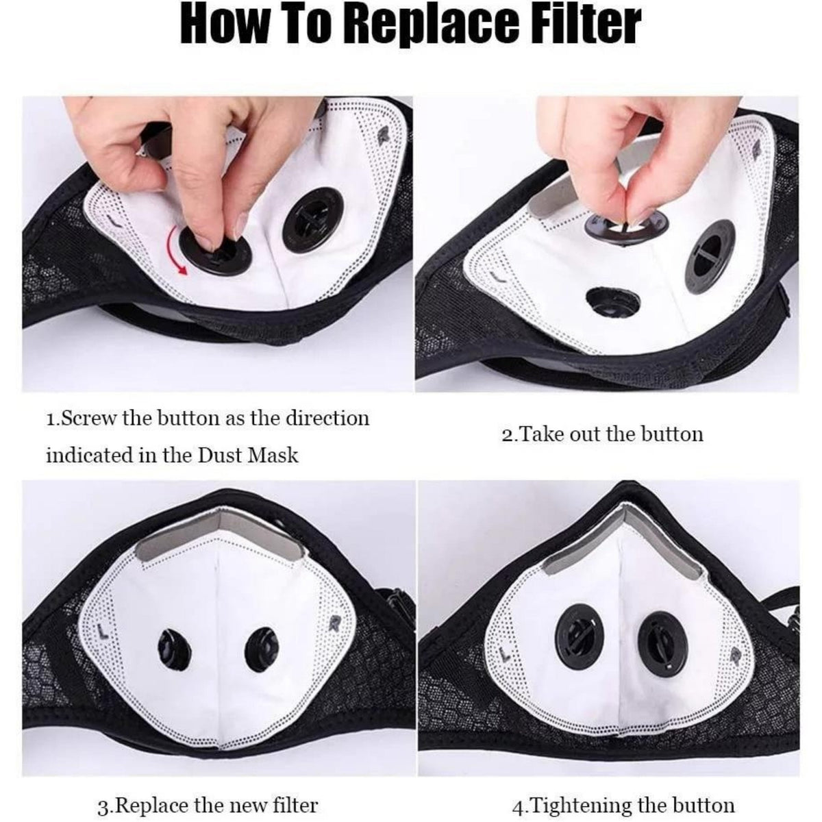 Reusable Carbon Filter Dust Mask ‚Äì Built for Active Lifestyles