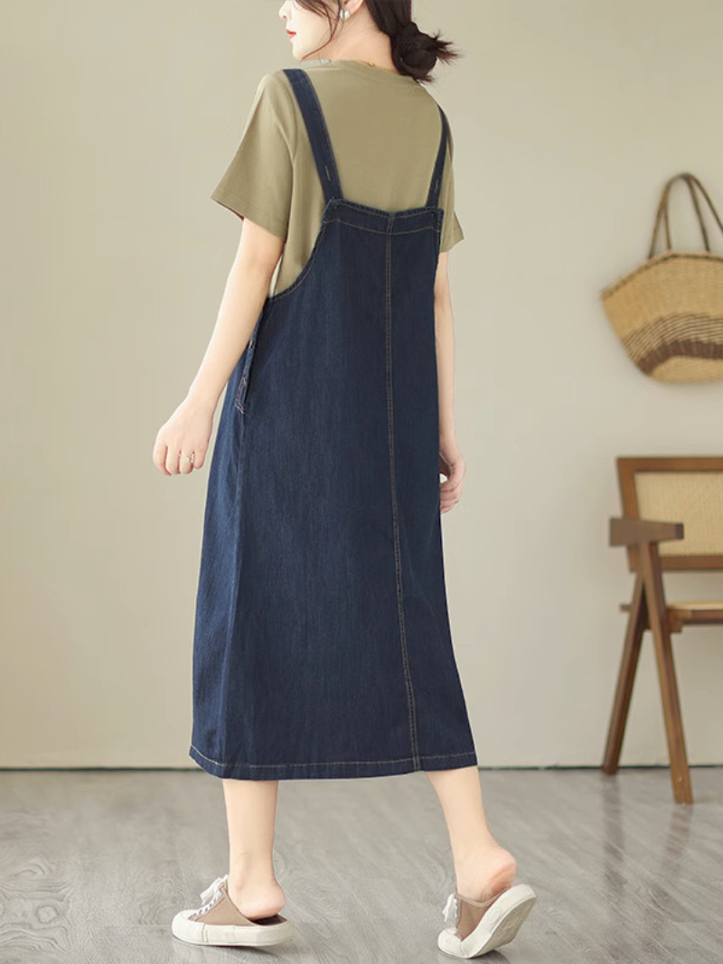 Versatile Chic Women's Overall Dress | Eva Trends