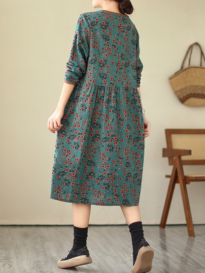 Chic & Breezy Women's Floral Smock Dress for summer | Eva Trends