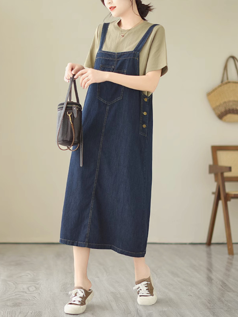 Versatile Chic Women's Overall Dress | Eva Trends