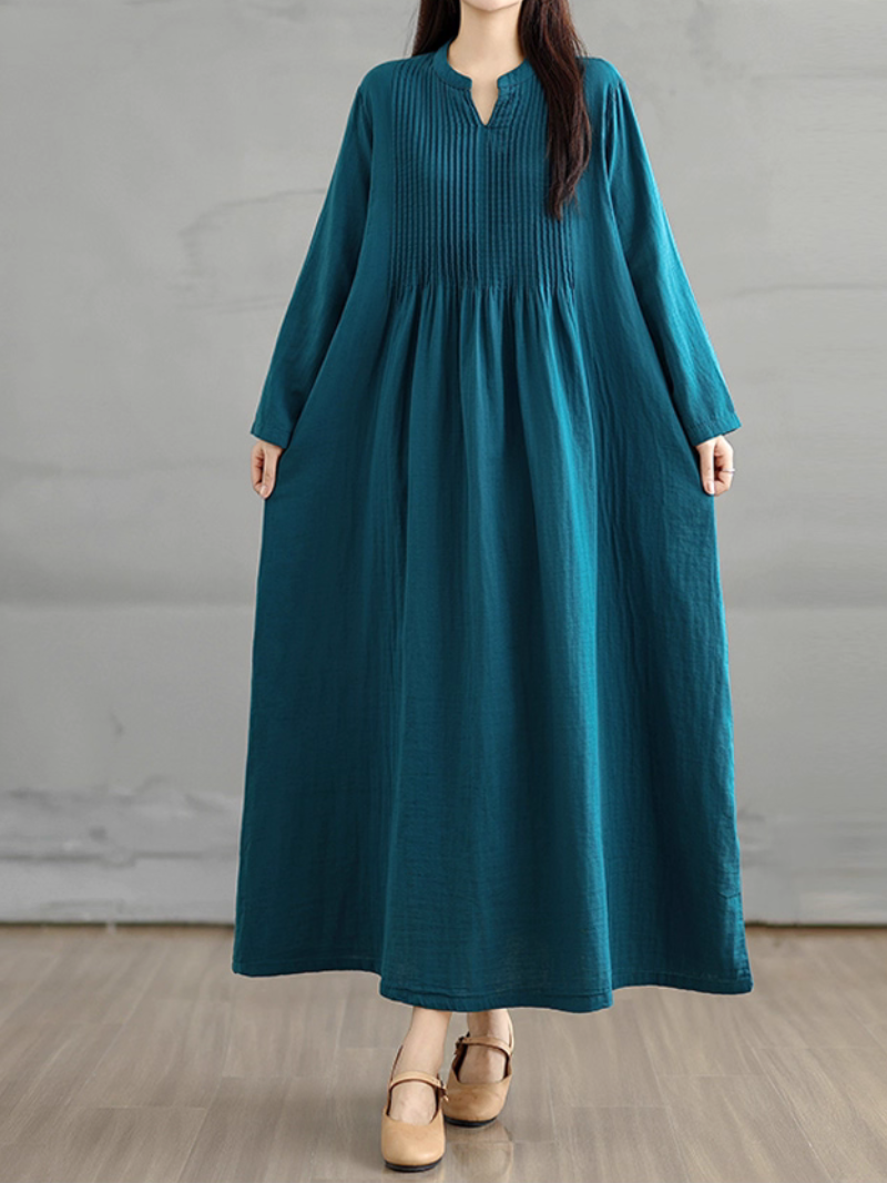 Women's Elegant Smock Dress with Side Pockets | Eva Trends