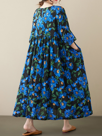 Day Dreaming Women's Cotton Smock Dress