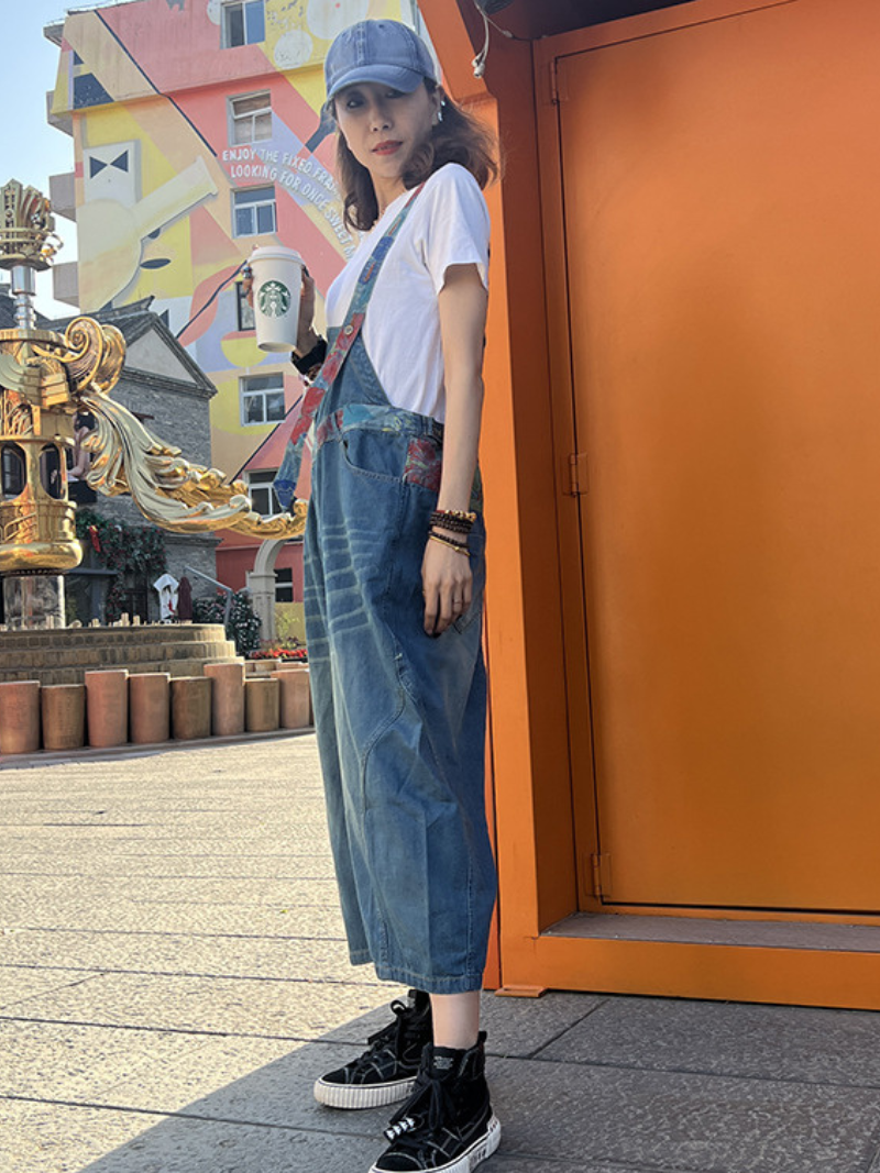 Light & Breezy Women's High-Waist Denim Overalls | Eva Trends