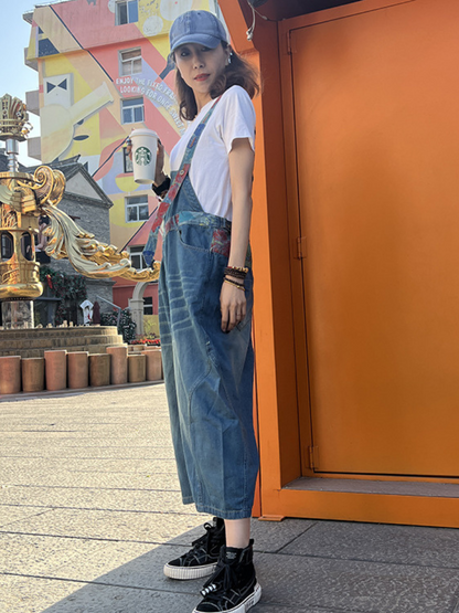 Light & Breezy Women's High-Waist Denim Overalls | Eva Trends