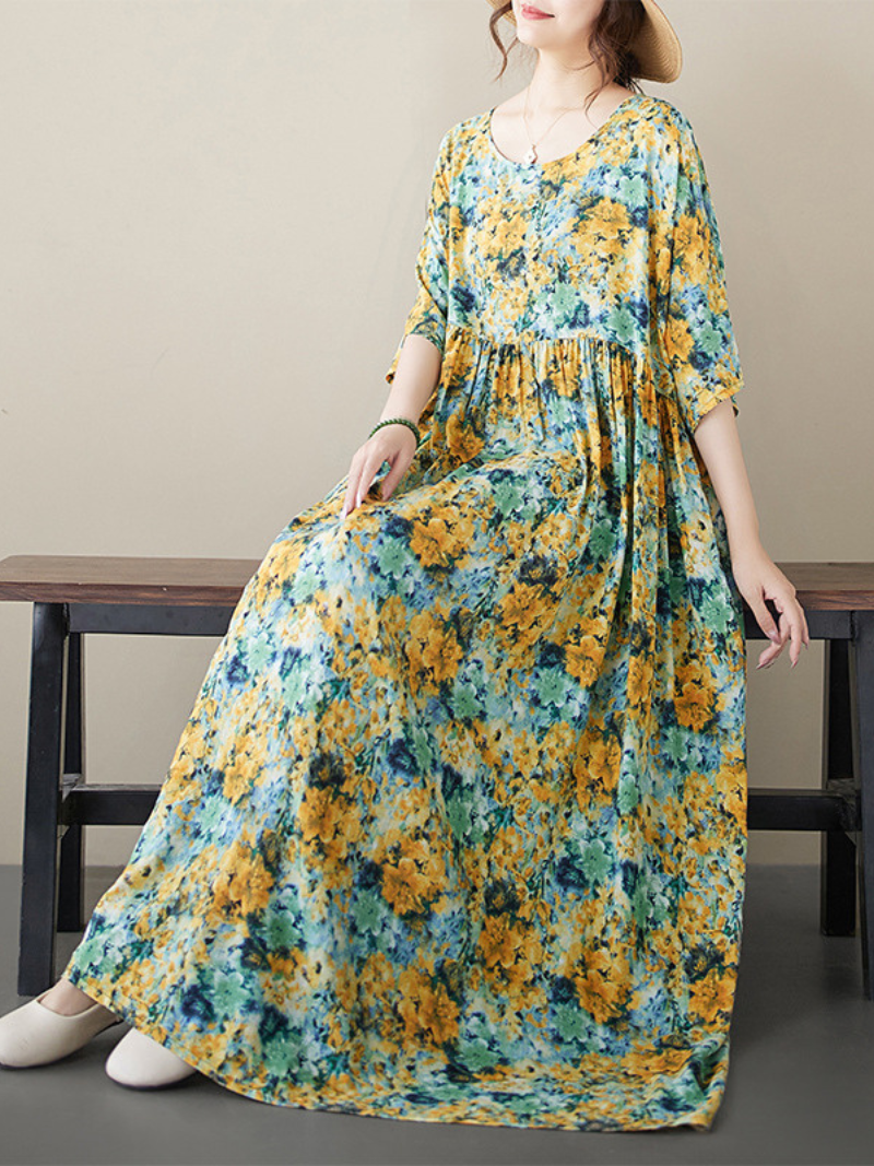 Chic & Flowy Women's Boho Summer Smock Dress | Eva Trends