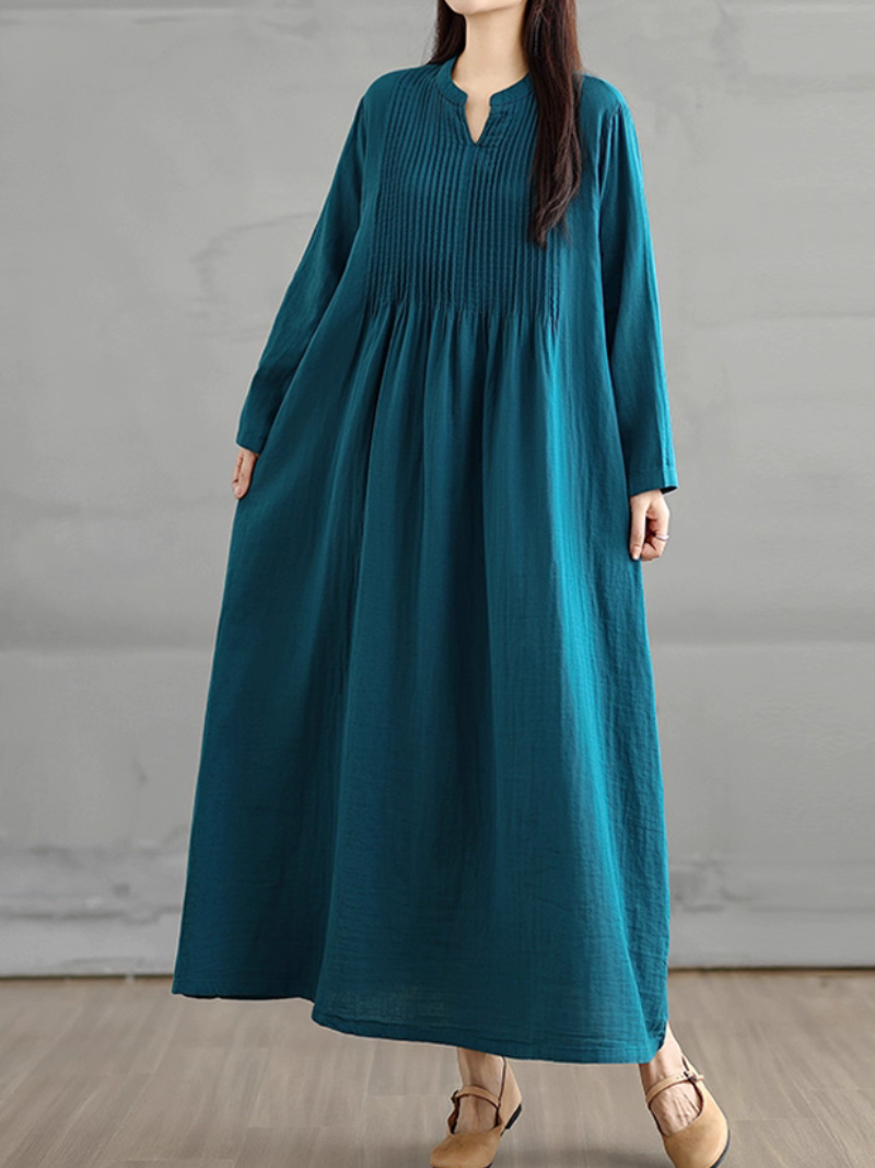 Women's Elegant Smock Dress with Side Pockets | Eva Trends
