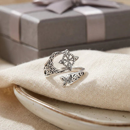 üß°Celtic Knot Open Ring‚ú®