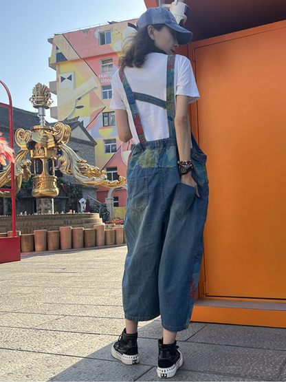 Light & Breezy Women's High-Waist Denim Overalls | Eva Trends