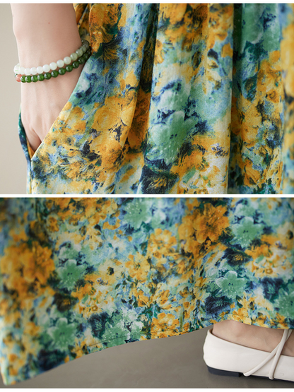 Chic & Flowy Women's Boho Summer Smock Dress | Eva Trends