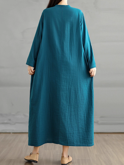 Women's Elegant Smock Dress with Side Pockets | Eva Trends