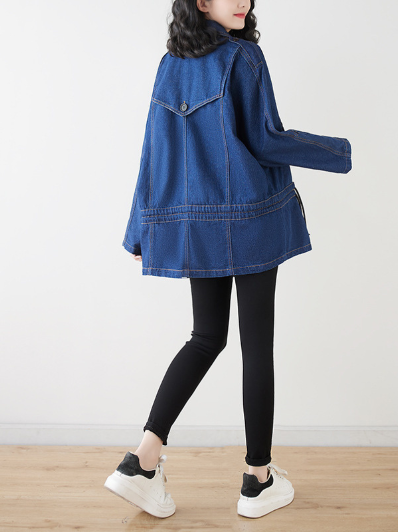 Women's Timeless Fashionable high-quality Collar Button Jacket