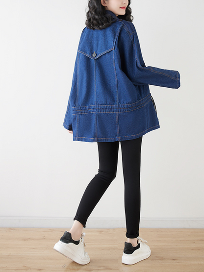 Women's Timeless Fashionable high-quality Collar Button Jacket